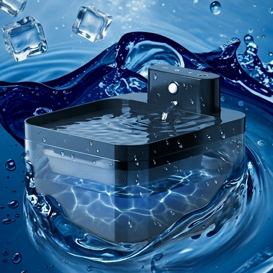 ROJECO Smart Cordless Cat Water Fountain - 2.2L Rechargeable Automatic Pet Hydration System